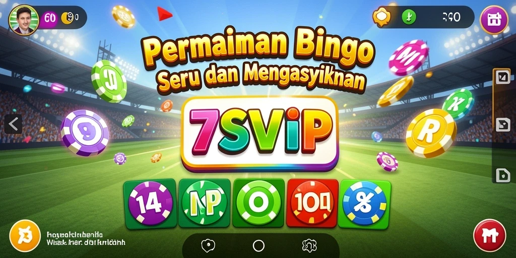 Tampilan gameplay seru dalam aplikasi Bingo 7SVIP.