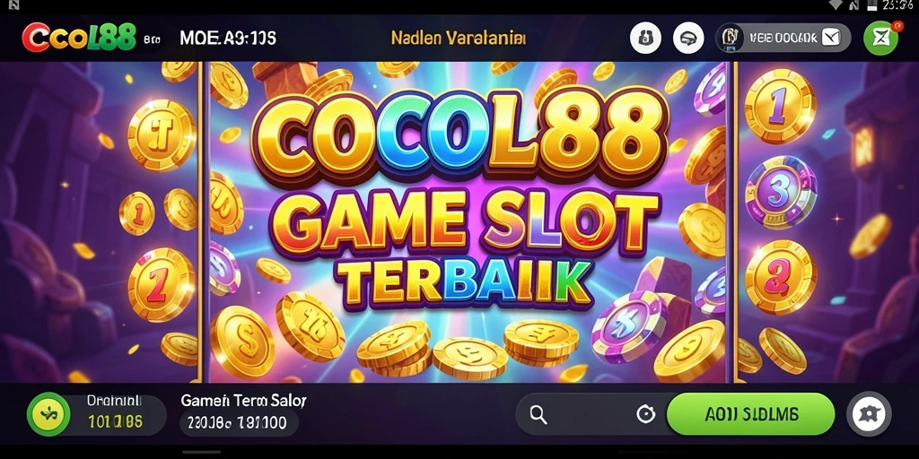 Tampilan gameplay COCOL88 yang penuh warna dan menarik.