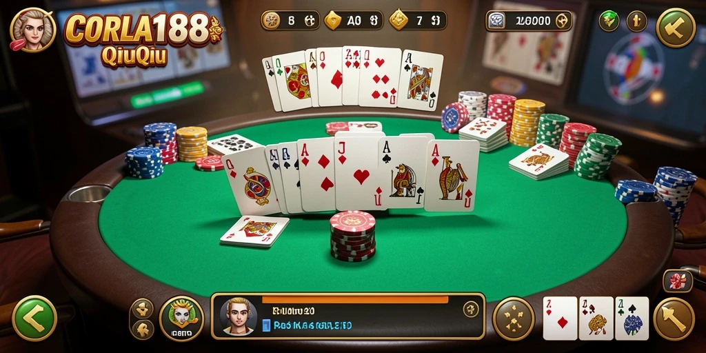 Tampilan gameplay QiuQiu yang menarik dan menantang.