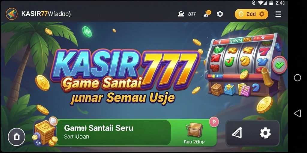 Screenshot gameplay KASIR777 dengan karakter dan latar menarik.