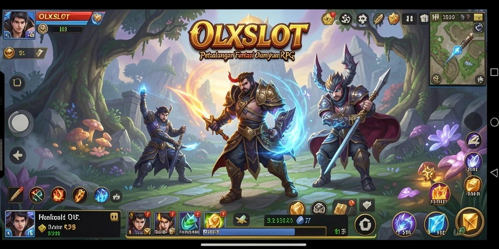 Tampilan gameplay OLXSLOT dengan aksi pertarungan yang mendebarkan.