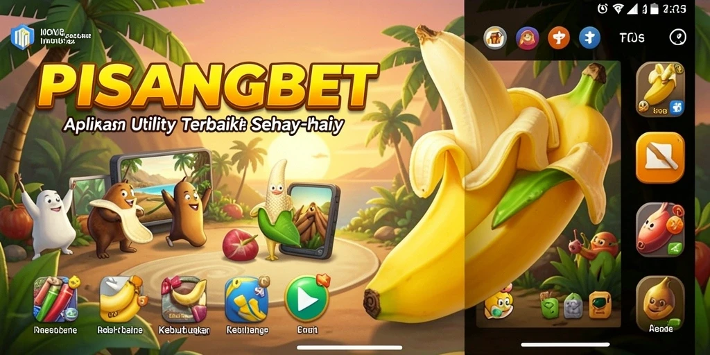 Tangkapan layar PISANGBET menampilkan antarmuka aplikasi Utility yang mudah digunakan.