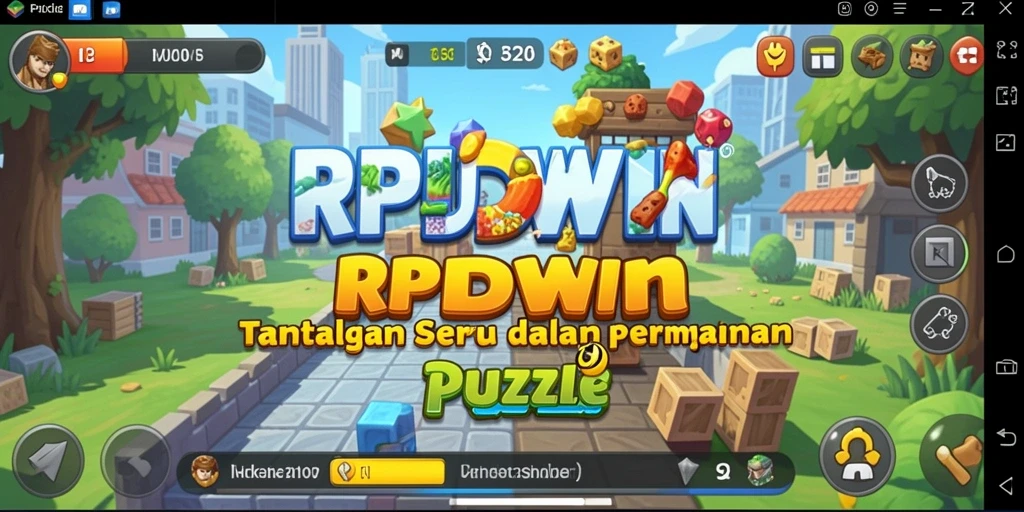 Tampilan gameplay RPIDWIN yang menarik dan penuh warna.