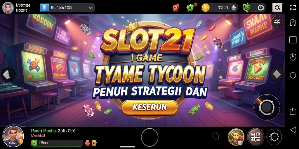 Tampilan gameplay SLOT21 yang menarik dan penuh strategi Tycoon.