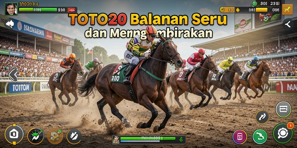 Tangkapan layar <strong>TOTO20</strong> menunjukkan momen seru di trek balap.