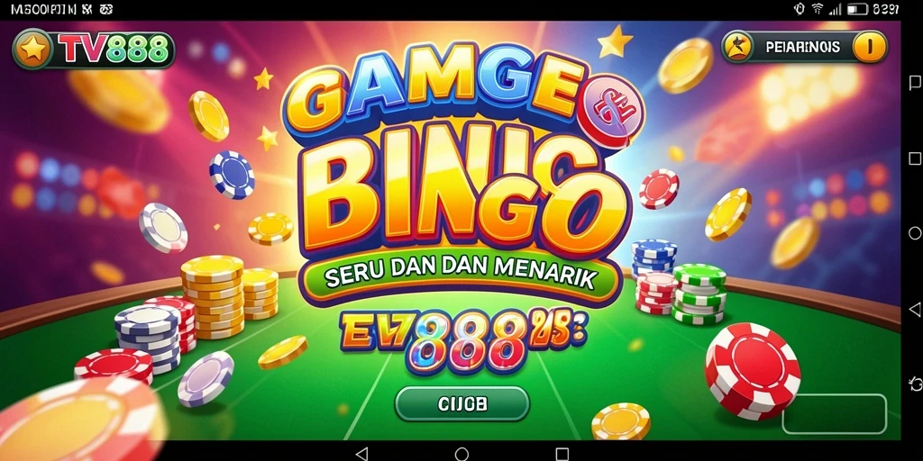 Tampilan menarik dari gameplay Bingo di TV888 dengan pemain yang bersenang-senang.
